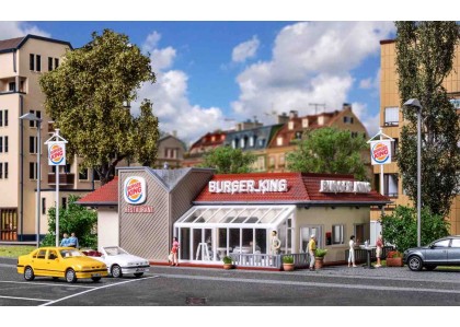 Restaurant Burger King iluminat - H0 VOLLMER 43632